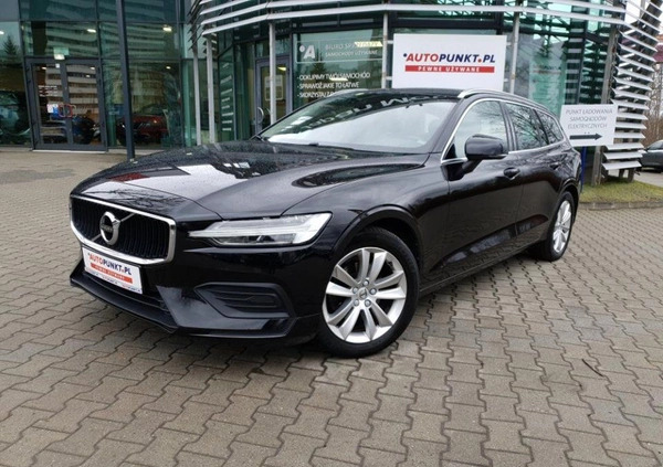 Volvo V60 cena 104900 przebieg: 106186, rok produkcji 2019 z Jarocin małe 211